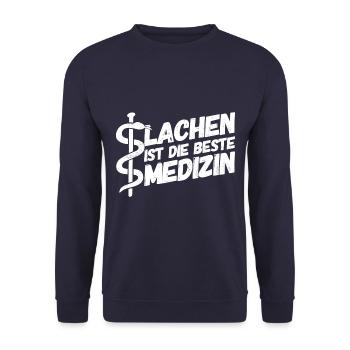 Apotheker Apotheke Pharmazeut - Unisex Pullover - Navy - Vorne - Alina (178cm) & Michal (187cm)