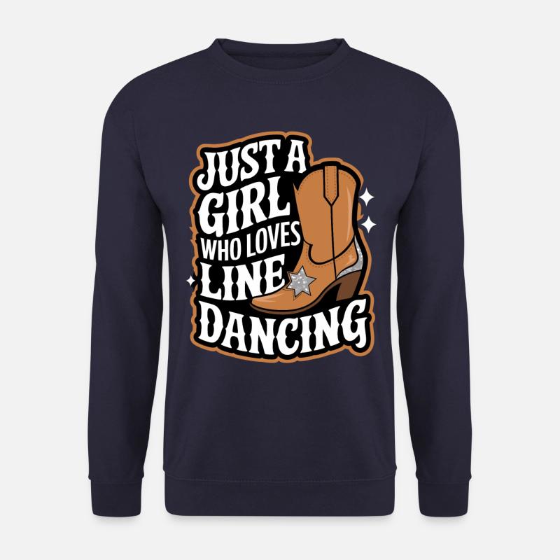 Line Dancing Tanzen Tänzer - Unisex Pullover - Navy