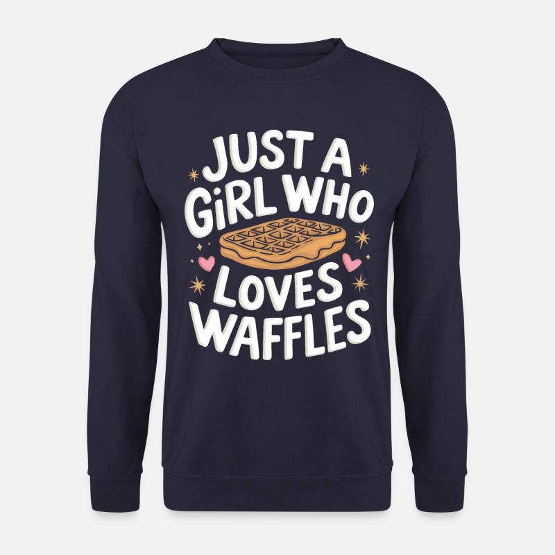 Waffles Breakfast Sweets - Unisex Sweatshirt - navy