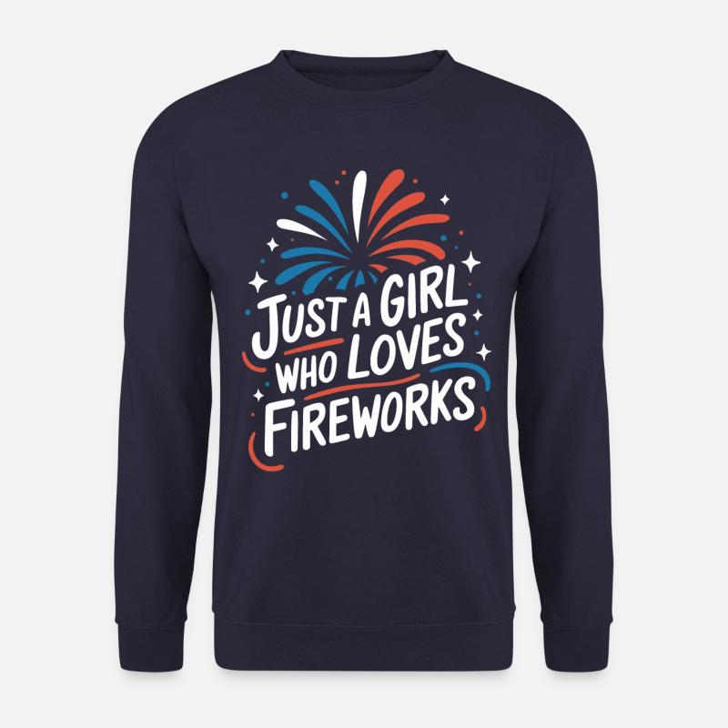 Pyrotechnics Fireworks Pyrotechnics - Unisex Sweatshirt - navy