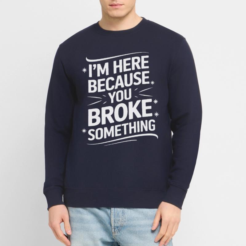 Technischer Support Computerfreak Nerd Unisex Pullover
