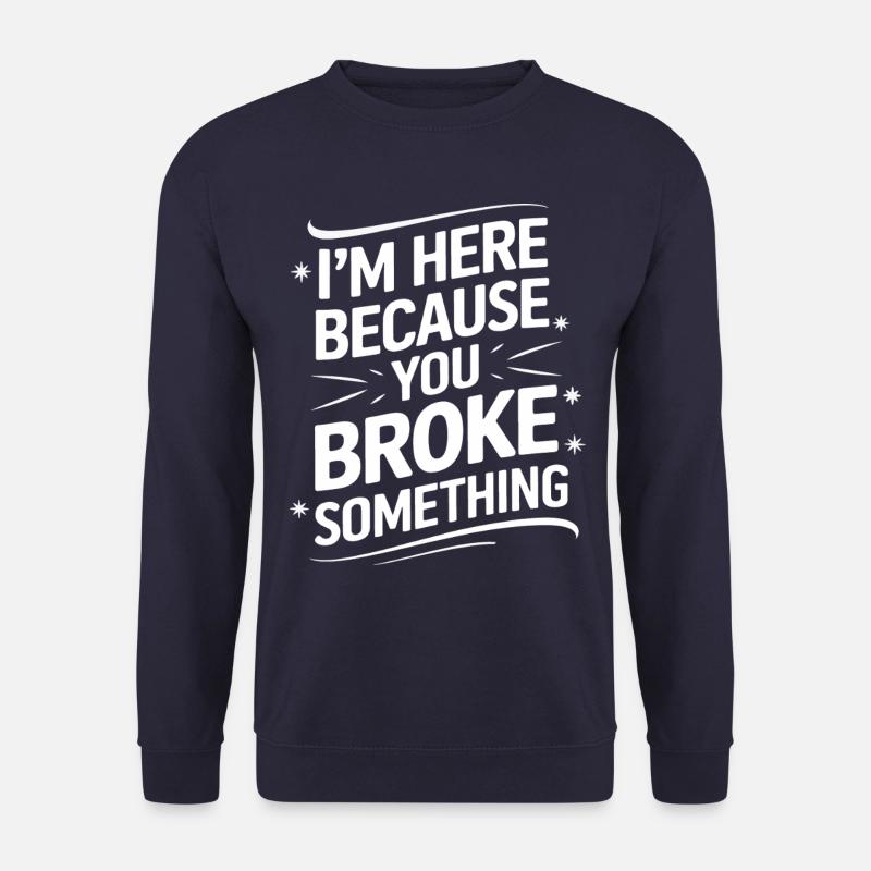 Technischer Support Computerfreak Nerd - Unisex Pullover - Navy