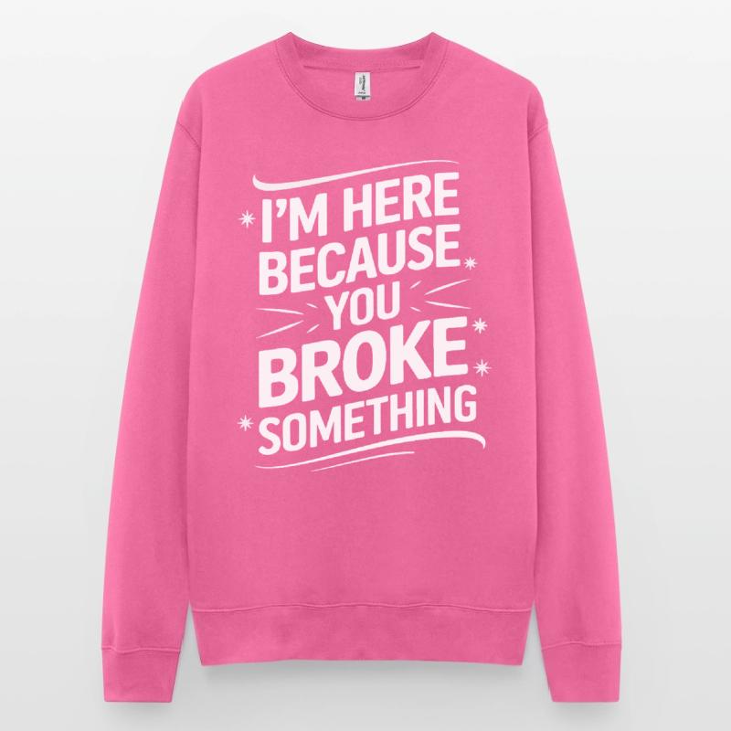 Technischer Support Computerfreak Nerd Unisex Pullover