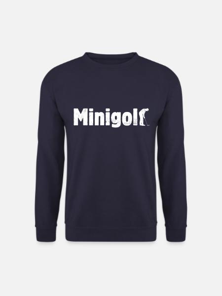 Minigolf - Miniatur Golf - Bahnengolf - Unisex Pullover - Navy