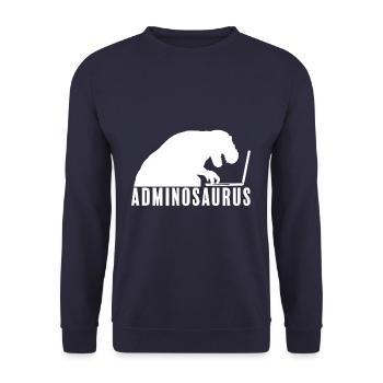 Admin Administrator Computer Science Computer - Unisex Sweatshirt - navy - Front - Alina (178cm) & Michal (187cm)