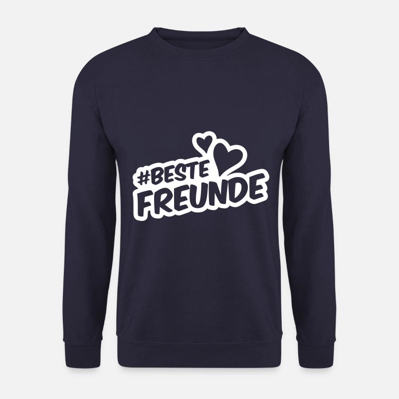 Beste Freunde Freundschaft - Unisex Pullover - Navy