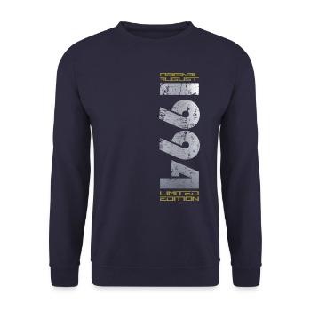 30th Birthday Original August 1994 Vintage 1994 - Unisex Sweatshirt - navy - Front - Alina (178cm) & Michal (187cm)