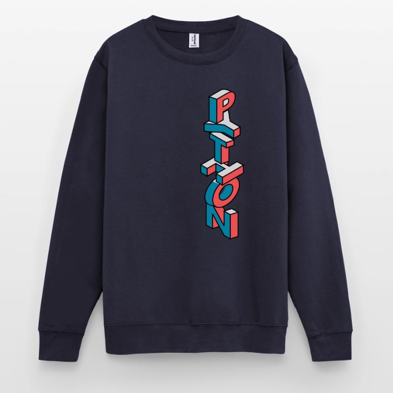 Programmer Python en 3D isométrique Sweat-shirt Unisexe