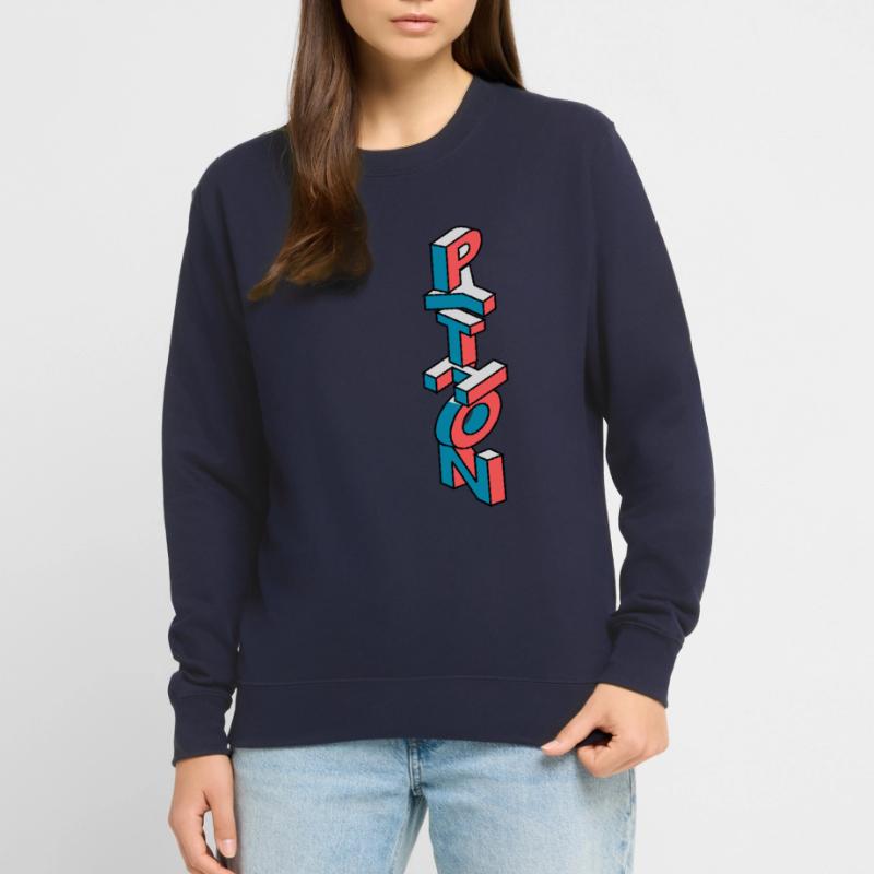 Programmer Python en 3D isométrique Sweat-shirt Unisexe