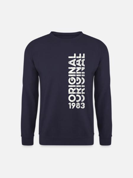 40. Geburtstag Mann Frau Original Jahrgang 1983 - Unisex Pullover - Navy