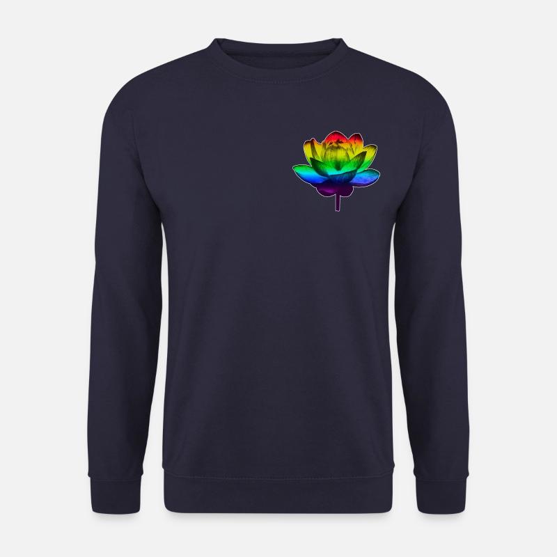 LGBT Flower - Unisex Pullover - Navy