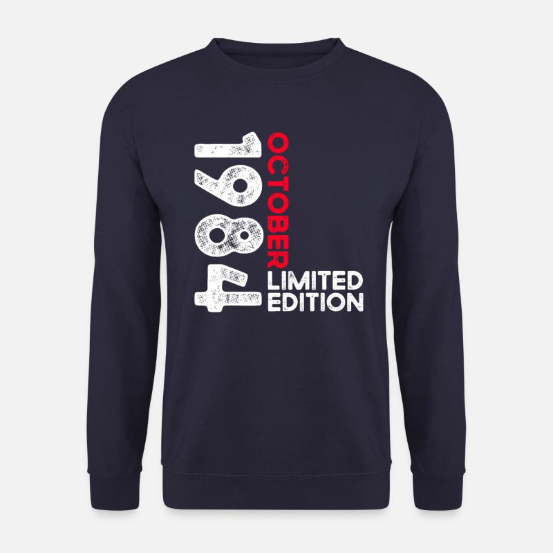 39. Geburtstag Mann Original Oktober Jahrgang 1984 - Unisex Pullover - Navy