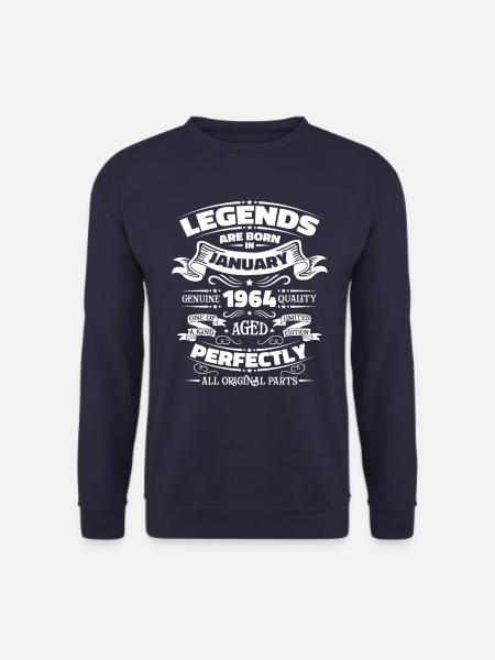 60. Geburtstag Legende Jahrgang 1964 Vintage - Unisex Pullover - Navy