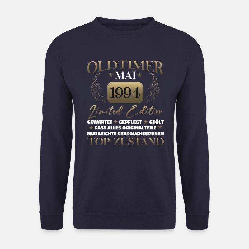 Oldtimer Mai 1994 Jahrgang 1994 Geburtstag 1994 - Unisex Pullover - Navy