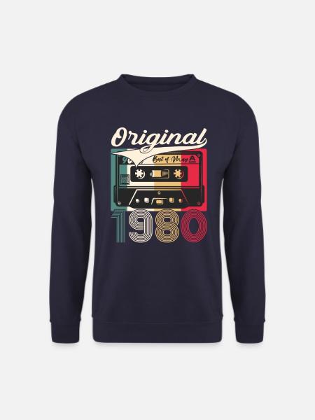 Best of Mai 1980 Jahrgang 1980 Geburtstag 1980 - Unisex Pullover - Navy