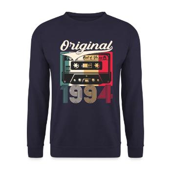 Best of May 1994 Vintage 1994 Birthday 1994 - Unisex Sweatshirt - navy - Front - Alina (178cm) & Michal (187cm)