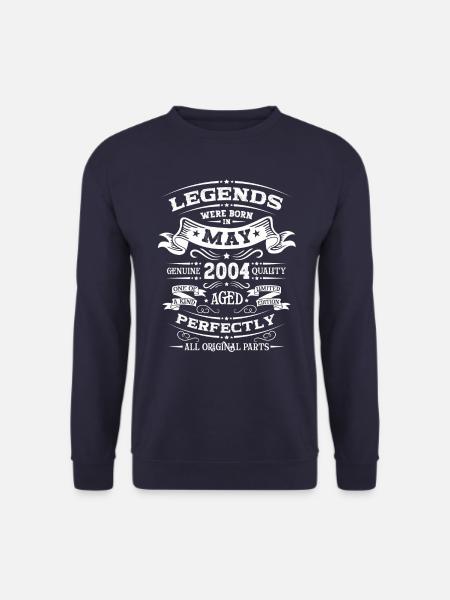 Legendär Mai 2004 Jahrgang 2004 Geburtstag 2004 - Unisex Pullover - Navy