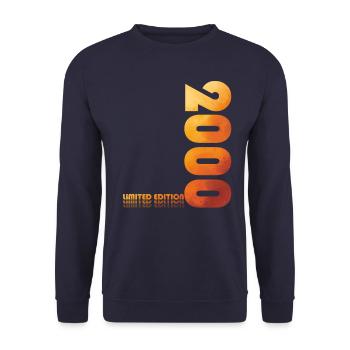 25ème Anniversaire Légende Juin 2000 Millésime 2000 - Sweat-shirt Unisexe - marine - Devant - Alina (178cm) & Michal (187cm)