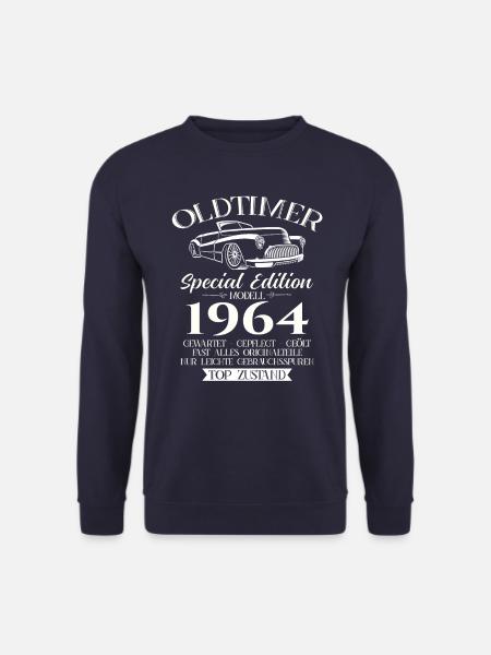 60. Geburtstag Oldtimer 1964 Jahrgang 1964 - Unisex Pullover - Navy
