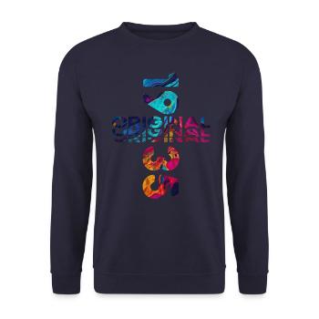 90th Birthday Year 1935 Year 1935 Original - Unisex Sweatshirt - navy - Front - Alina (178cm) & Michal (187cm)