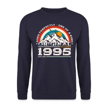 30e anniversaire Légende Octobre 1995 Volume 95 - Sweat-shirt Unisexe - marine - Devant - Alina (178cm) & Michal (187cm)