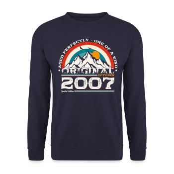 17th Birthday Legend October 2007 Volume 07 - Unisex Sweatshirt - navy - Front - Alina (178cm) & Michal (187cm)