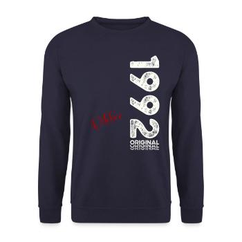 32nd Birthday Legend October 1992 Volume 92 - Unisex Sweatshirt - navy - Front - Alina (178cm) & Michal (187cm)