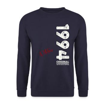 30th Birthday Legend October 1994 Volume 94 - Unisex Sweatshirt - navy - Front - Alina (178cm) & Michal (187cm)