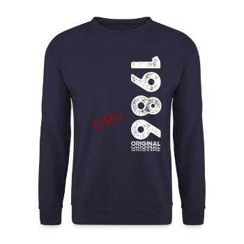 38e anniversaire Légende Octobre 1986 Volume 86 - Sweat-shirt Unisexe - marine - Devant - Alina (178cm) & Michal (187cm)