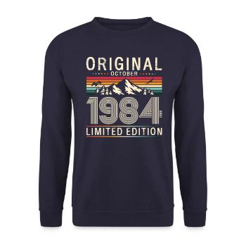 40e anniversaire Légende Octobre 1984 Volume 84 - Sweat-shirt Unisexe - marine - Devant - Alina (178cm) & Michal (187cm)