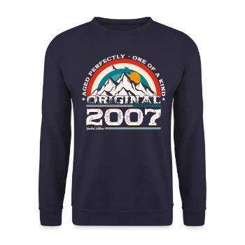 17th Birthday Legend November 2007 Volume 07 - Unisex Sweatshirt - navy - Front - Alina (178cm) & Michal (187cm)