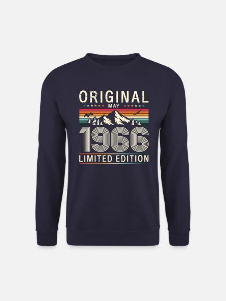 60. Geburtstag Original Mai Jahrgang 1966 - Unisex Pullover - Navy