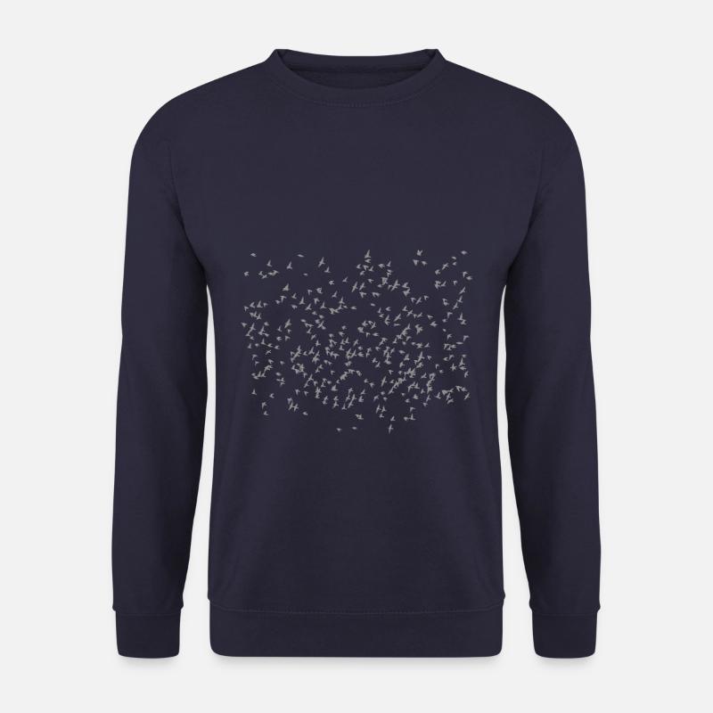 VÖGEl VOGELSCHWARM ZUGVÖGEL - Unisex Pullover - Navy