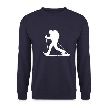 Raquette - Sweat-shirt Unisexe - marine - Devant - Alina (178cm) & Michal (187cm)