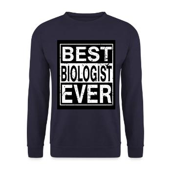 Biologiste Meilleur biologiste - Sweat-shirt Unisexe - marine - Devant - Alina (178cm) & Michal (187cm)