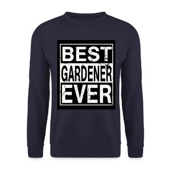 Jardinier Meilleur jardinier - Sweat-shirt Unisexe - marine - Devant - Alina (178cm) & Michal (187cm)