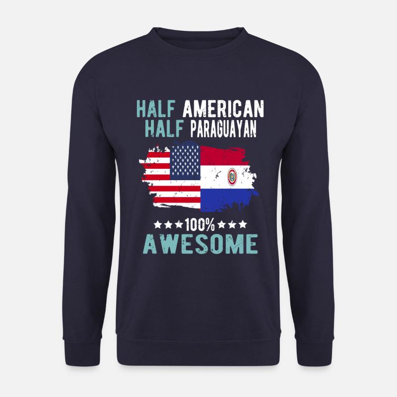 Half American Half Paraguayan - Unisex Sweatshirt - navy
