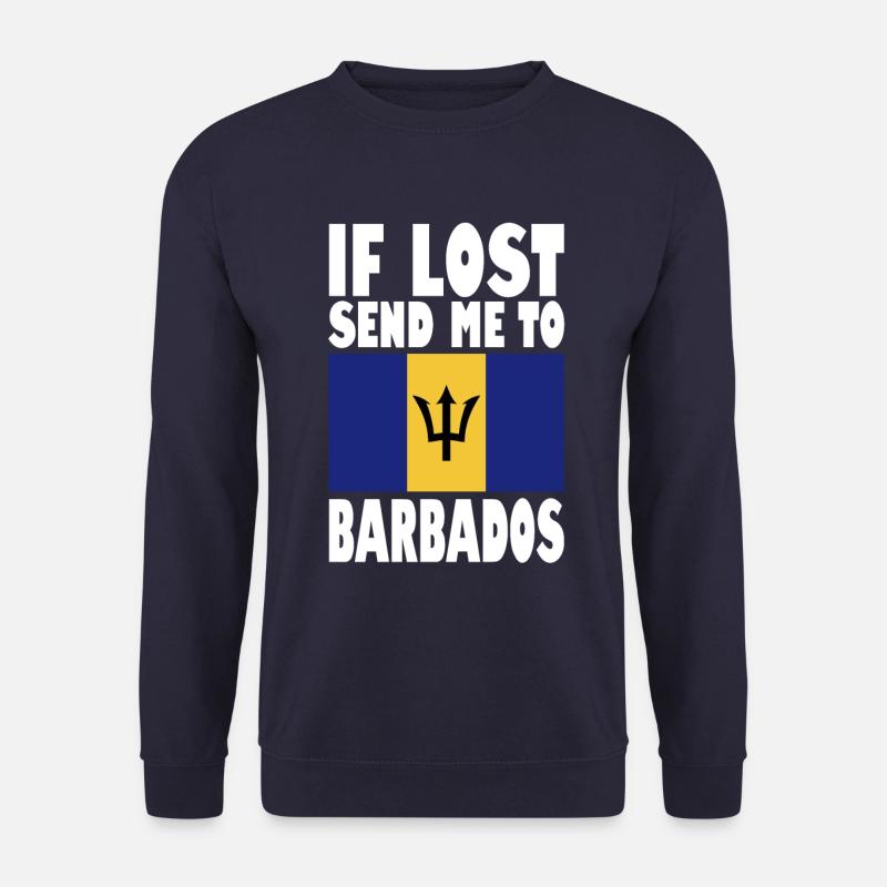 Drapeau de la Barbade - Sweat-shirt Unisexe - marine