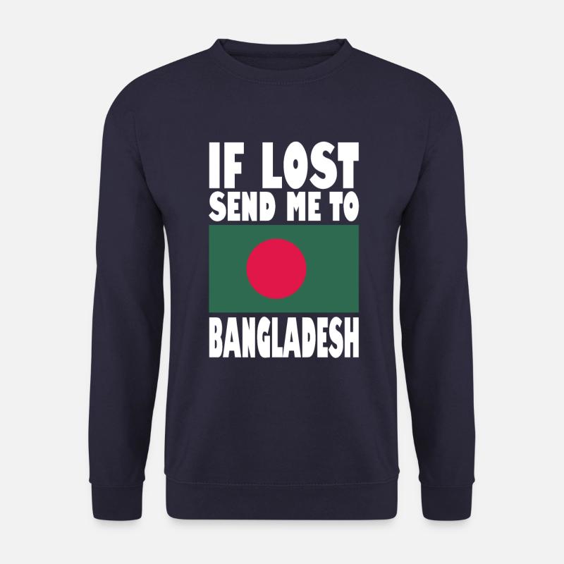 Bangladesch Flagge Spruch - Unisex Pullover - Navy