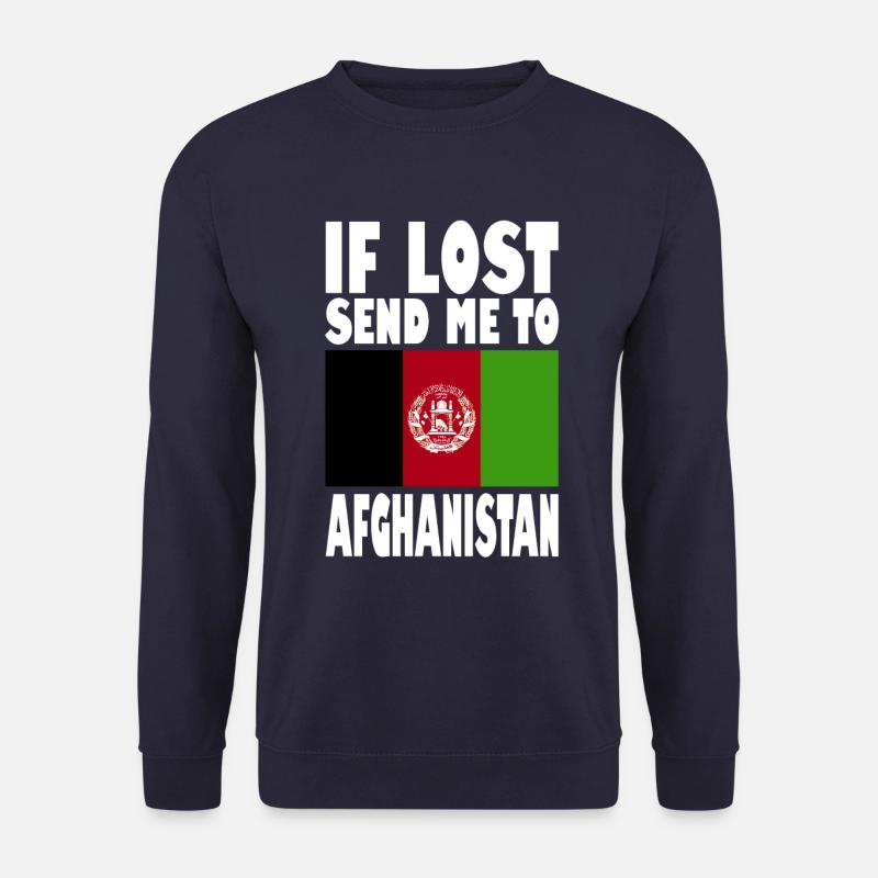 Afghanistan Flagge Spruch - Unisex Pullover - Navy