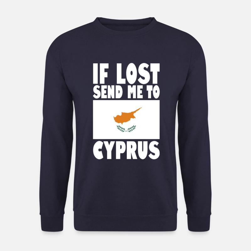 Cyprus Flag Saying - Unisex Sweatshirt - navy