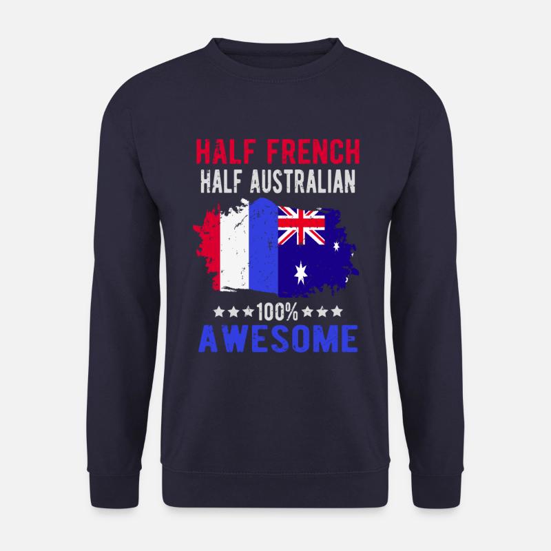 Half French Half Australian - Unisex Sweatshirt - navy