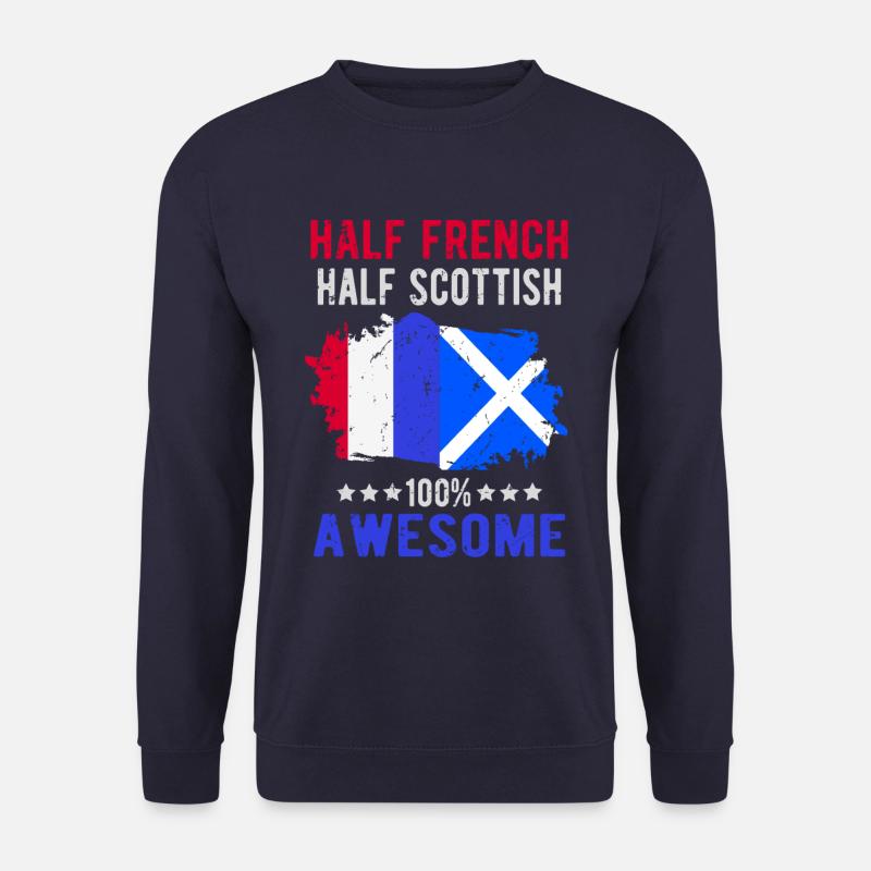 Half French Half Scotsman - Unisex Sweatshirt - navy