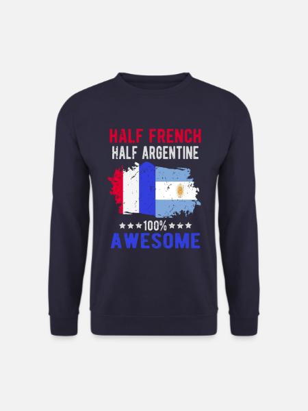 Half French Half Argentine - Unisex Sweatshirt - navy