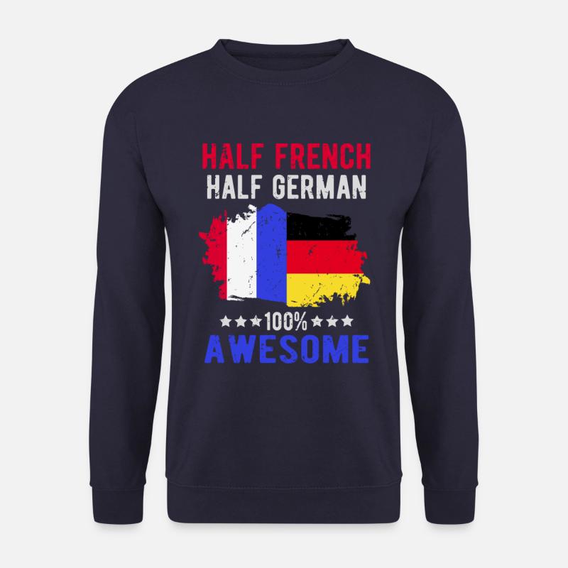 Half French Half German - Unisex Sweatshirt - navy