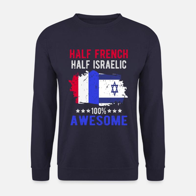 Half French Half Isreali - Unisex Sweatshirt - navy