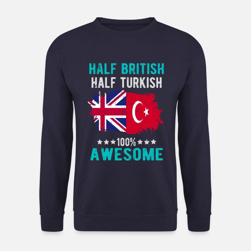 Halb Brite Halb Türke - Unisex Pullover - Navy