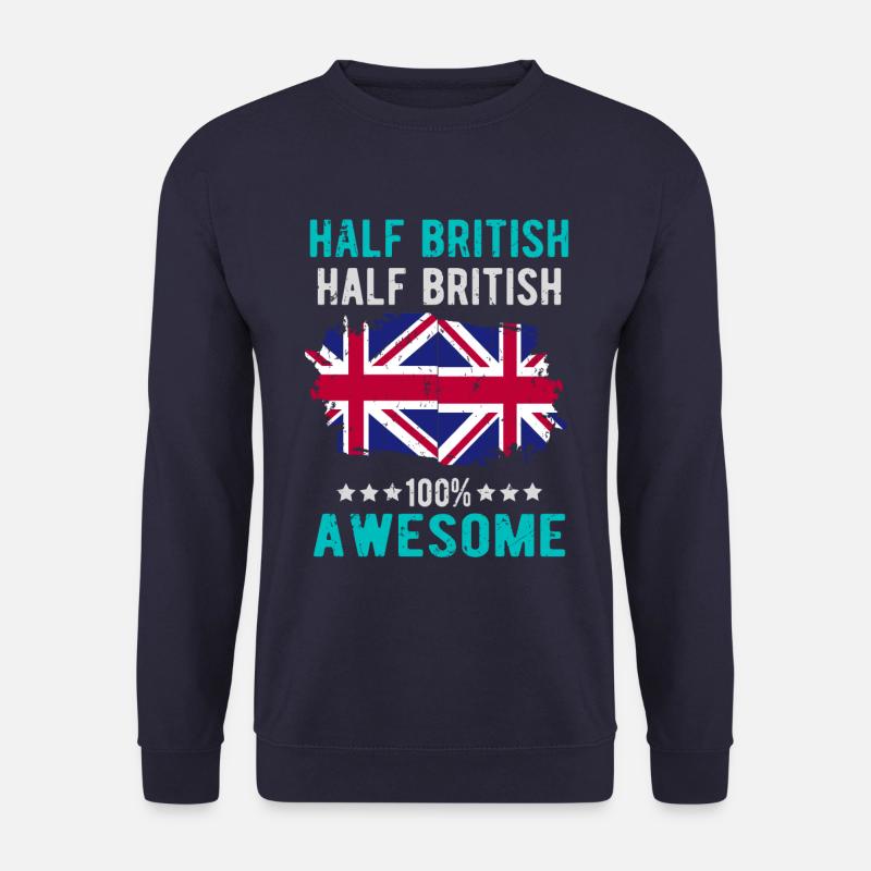 Half British Half British - Unisex Sweatshirt - navy
