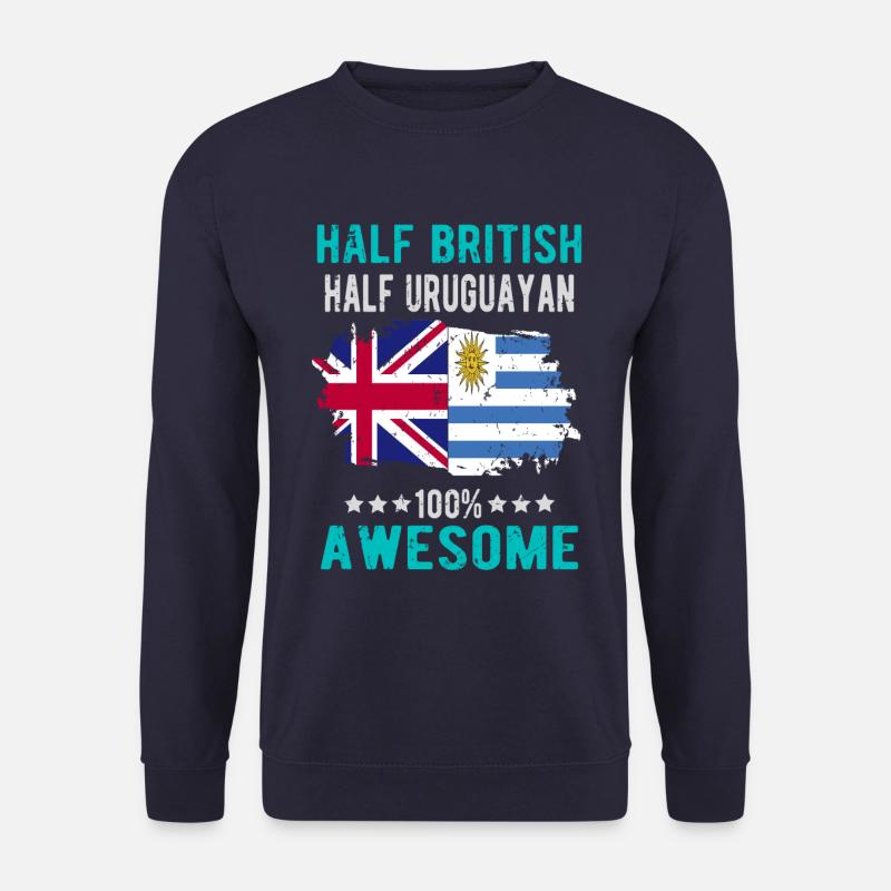 Half British Half Uruguayan - Unisex Sweatshirt - navy