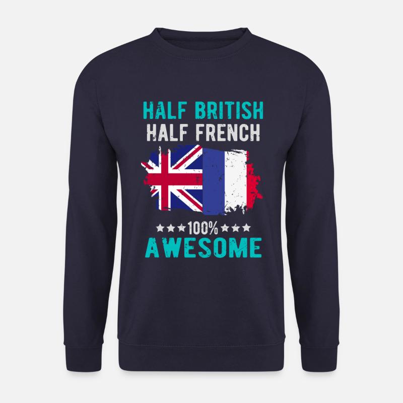 Half British Half British - Unisex Sweatshirt - navy
